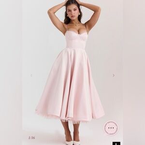 House of CB Blush Strapless Dress